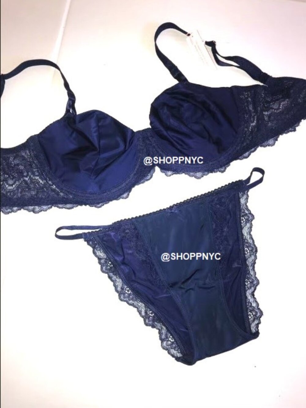VICTORIA SECRET Dream Angels Unlined Push Up w/o pad Bra Set String Bikini 36DD